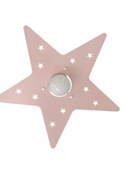 Plafoniera Rosa Stella Camerette Bambini