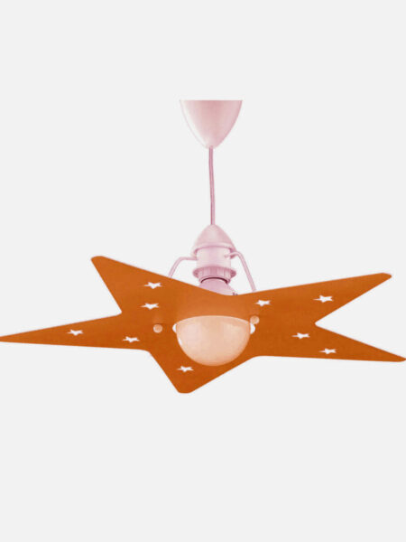 Lampadario Sospensione Arancio Camerette Bambini