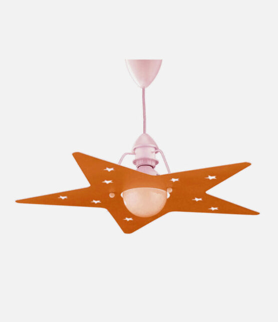 Lampadario Sospensione Arancio Camerette Bambini
