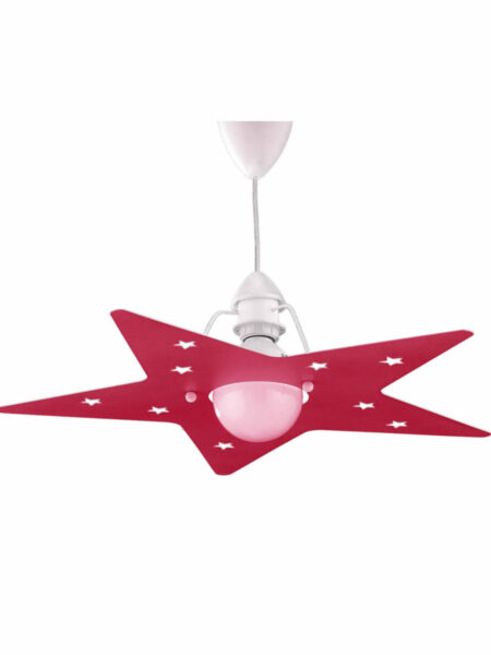 Lampadario Sospensione Fucsia Camerette Bambini