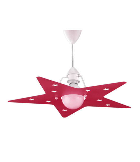 Lampadario Sospensione Fucsia Camerette Bambini