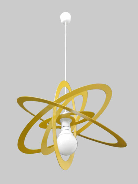 Lampadario Sospensione Cameretta Bambini Giallo