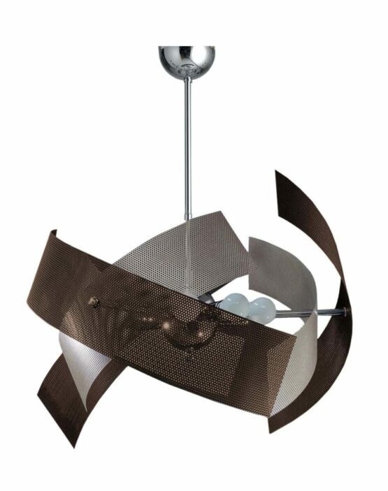 Lampadario Tortora Wenge 9 Luci