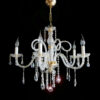 Lampadario in Cristallo e Strass 5 Luci