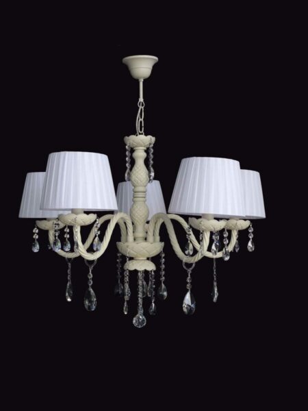 Lampadari Cristallo Paralumi in Stoffa