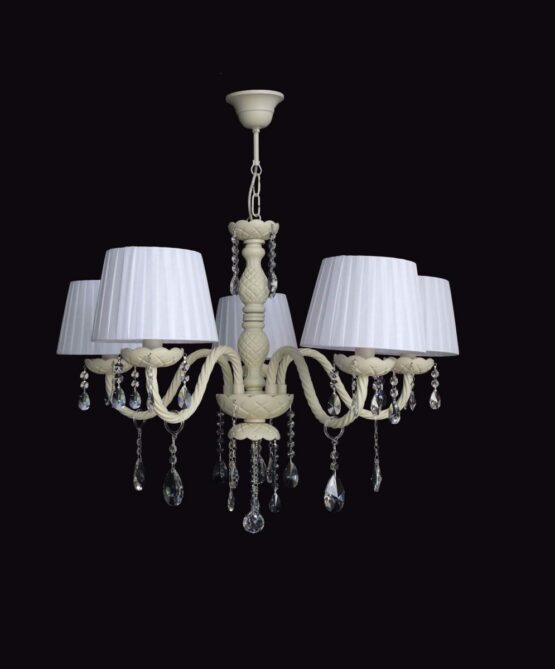 Lampadari Cristallo Paralumi in Stoffa