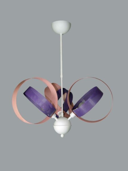 Lampadario Sospensione Cameretta Bambini Glicine Rosa