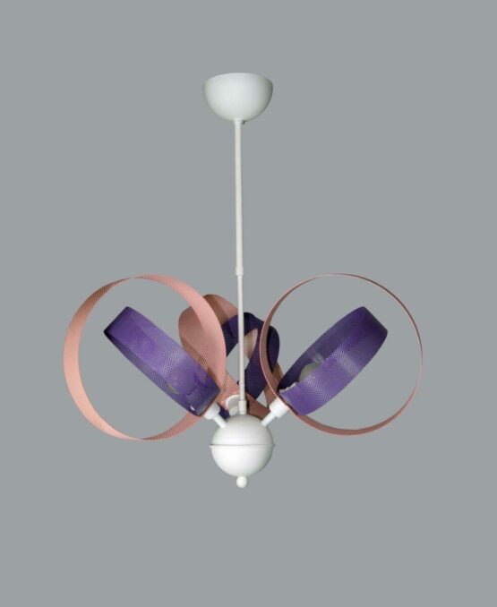 Lampadario Sospensione Cameretta Bambini Glicine Rosa