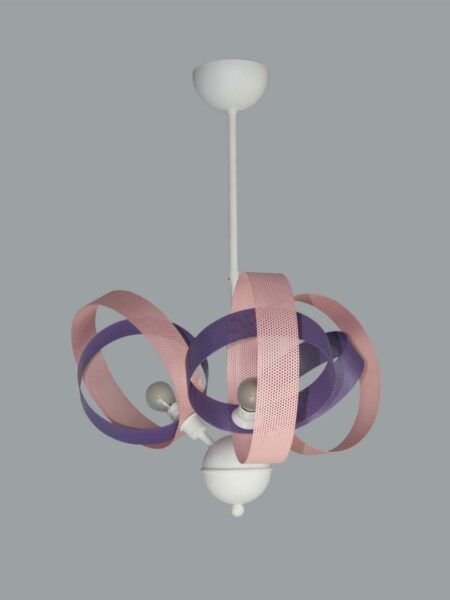 Lampadario Sospensione Cameretta Bambini Glicine Rosa