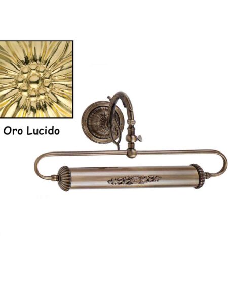 Applique Quadri Ottone Classico Oro Lucido Camera
