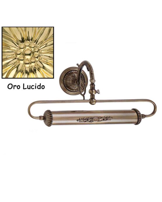 Applique Quadri Ottone Classico Oro Lucido Camera