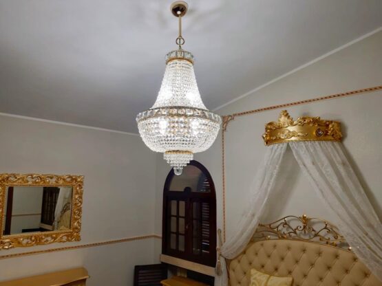 Lampadario Stile Impero Strass