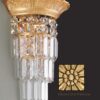 Applique Ottone Oro Francese Strass Asfour
