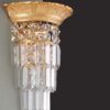 Applique Ottone Oro Satinato Strass Asfour