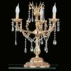 Lume 3 Luci Ottone Oro Lucido Cristalli Asfour