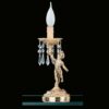 Lume 1 Luce Ottone Oro Lucido Cristalli Asfour