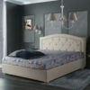 Lampadario 3 Luci Shabby Chic con Paralumi Grigio Tortora