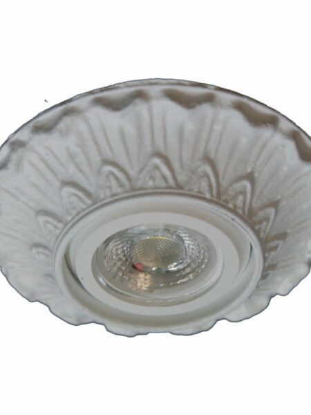 Faretto Stile Shabby Provenzale Bianco