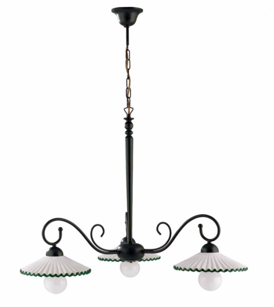 Lampadario Ceramica Decorata Forniture Bed Breakfast
