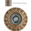 Faretto Classico Lavorato Fusione Decoro Bronzo