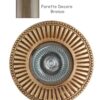 Faretto Incasso Classico Fusione Decoro Bronzo