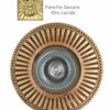 Faretto Incasso Classico Fusione Decoro Oro Lucido