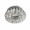 Faretto Cromo Lucido Strass Cristallo Asfour