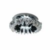 Faretto Incasso Cromo Lucido Strass Asfour Nero