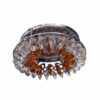 Faretto Cromo Strass Cristallo Asfour Ambra