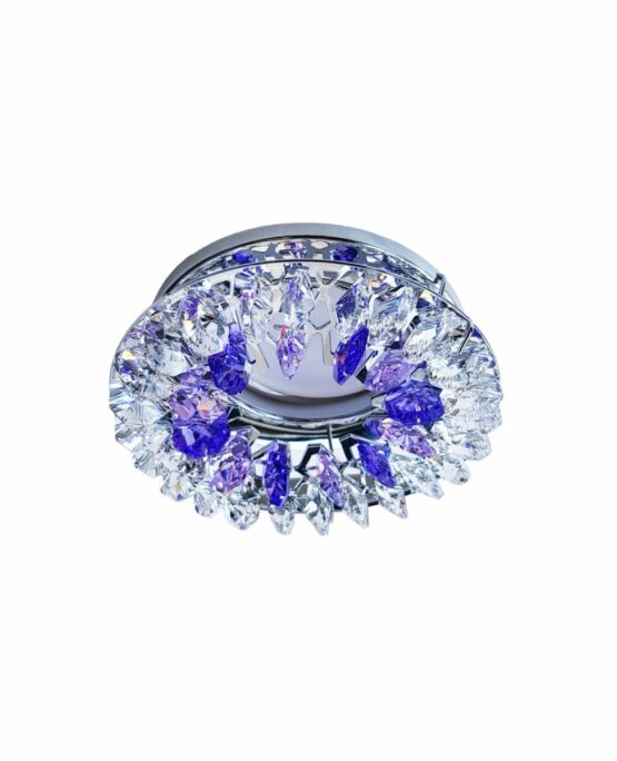 Cromo Lucido Strass Viola Swarovski
