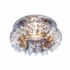 Faretto Cromo Lucido Strass Cristallo Asfour Fumo