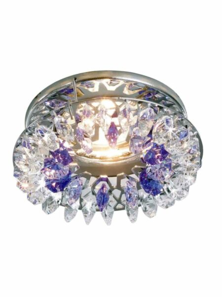 Faretto Strass Asfour Cristallo Viola