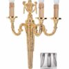 Applique Classico 3 Luci Argento Antico