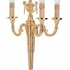 Applique Classico 3 Luci Oro Lucido