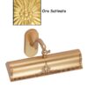 Applique Quadri Camera Ottone Lavorato Oro Satinato