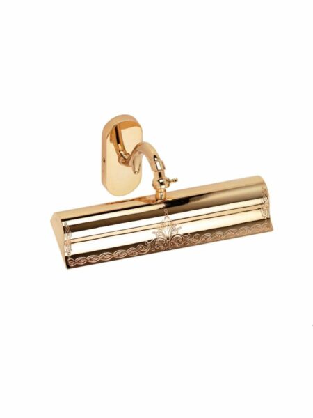 Applique Quadri Ottone Lavorato Oro Lucido Napoli