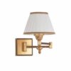 Applique Ottone da Comodino Snodabile Oro Francese