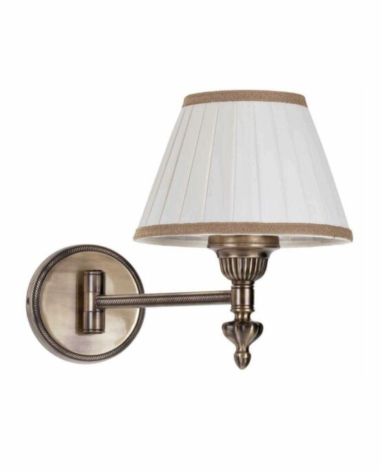Applique da Comodino Ottone Snodabile Bronzo