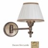 Applique da Comodino Ottone Snodabile Oro Lucido