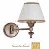 Applique da Comodino Ottone Snodabile Oro Satinato