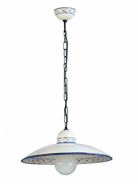 Lampadari Sospensioni Ceramica Decorata a Mano
