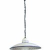 Sospensione Ceramica Blu Cm 40 Decoro Artigianale