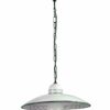 Sospensione Ceramica Verde Cm 40 Decoro Artigianale