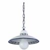 Sospensione Ceramica Blu Decoro Artigianale 1 Luce