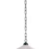 Sospensione Ceramica Verde 1 Luce Decorata a Mano