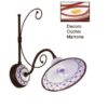 Appliques Ceramica Artigianale Marrone