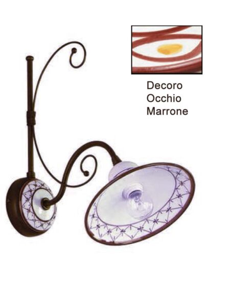 Appliques Ceramica Artigianale Marrone