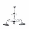 Sospensione Bilanciere Ceramica Decorata Blu