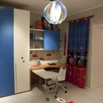 Sospensione Plexiglass Azzurro e Cristallo