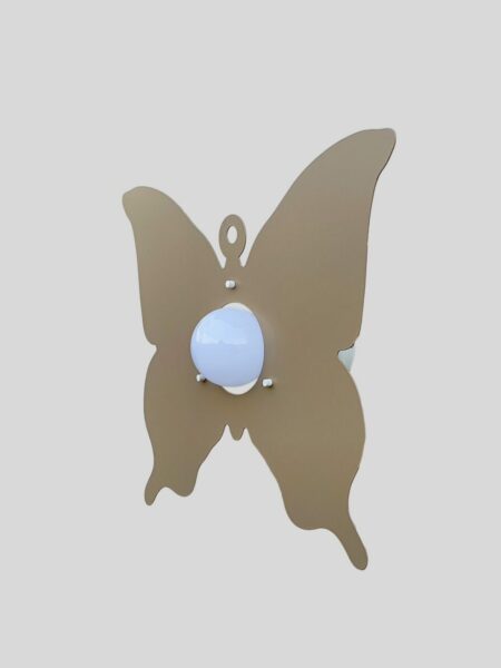 Applique Farfalla Tortora Camerette Bambini